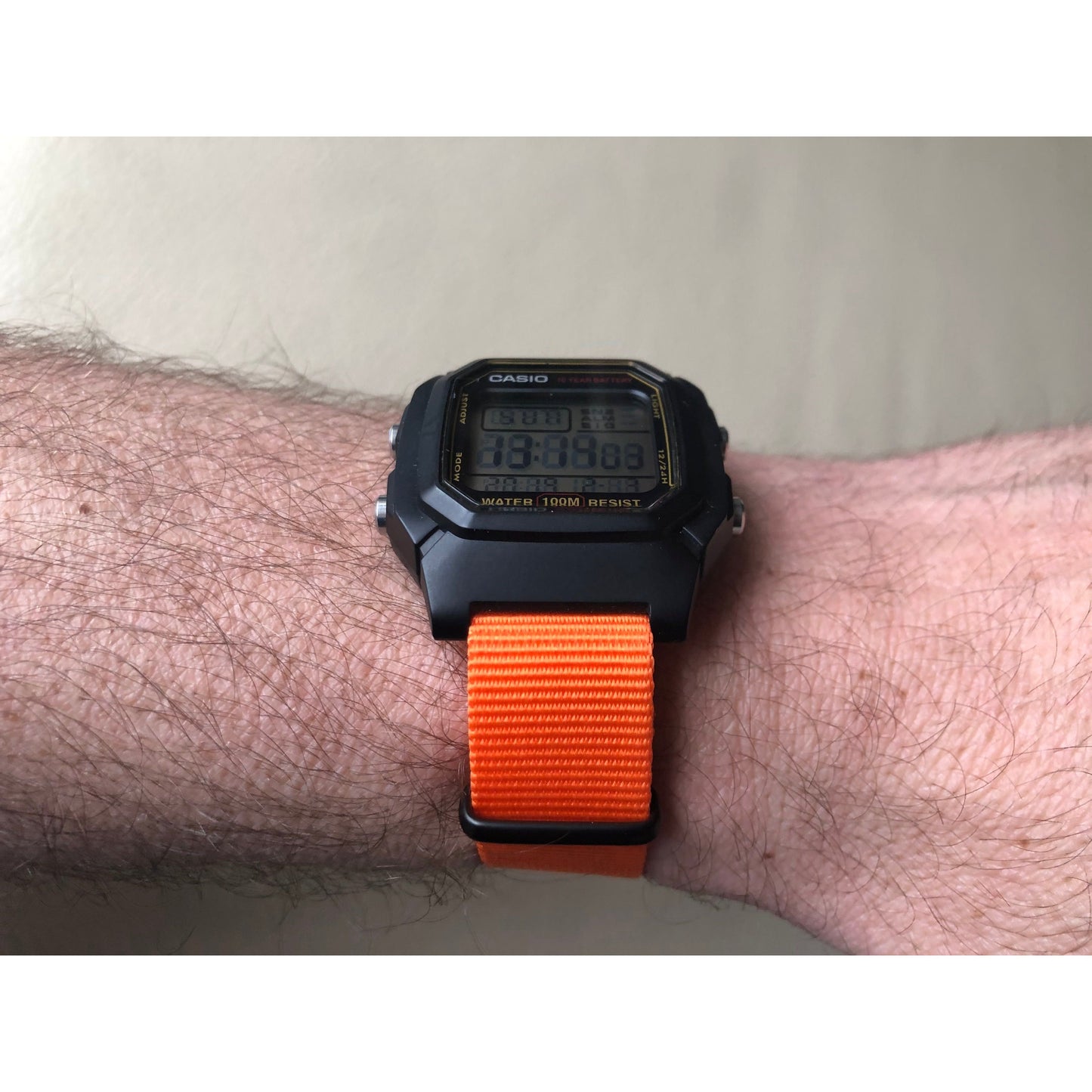 Casio with Orange Strap